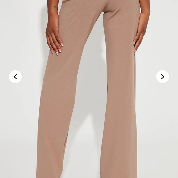 Tall Victoria High Waisted Dress Pants - Hunter and Taupe Fashion Nova - Picture 8 of 9